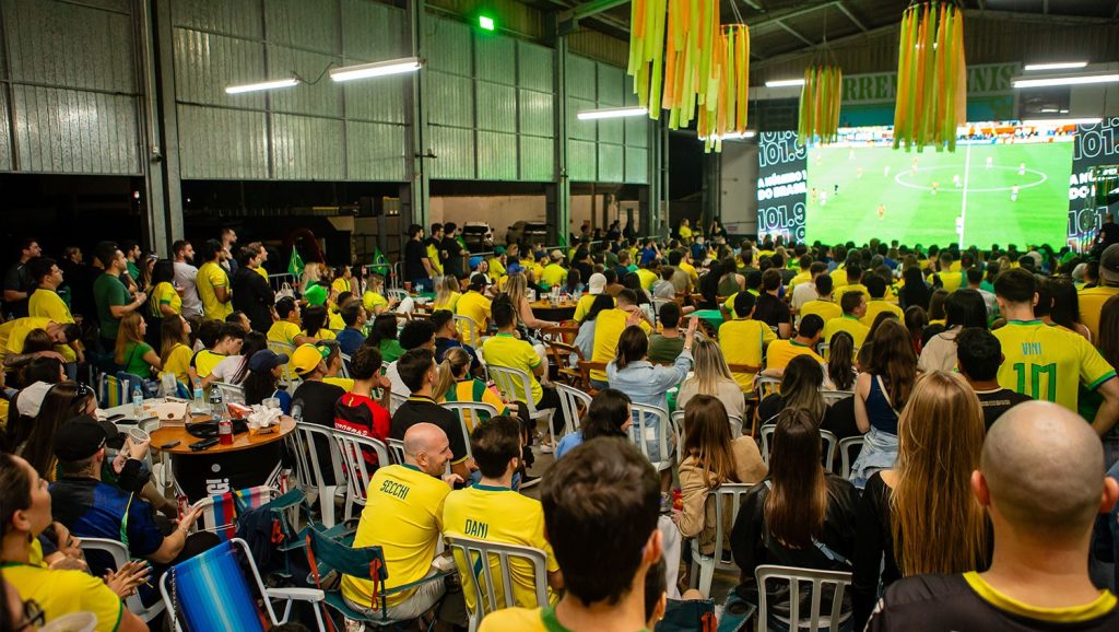 Brasil x Haiti será transmitido no maior telão da cidade na Cervejaria Stannis